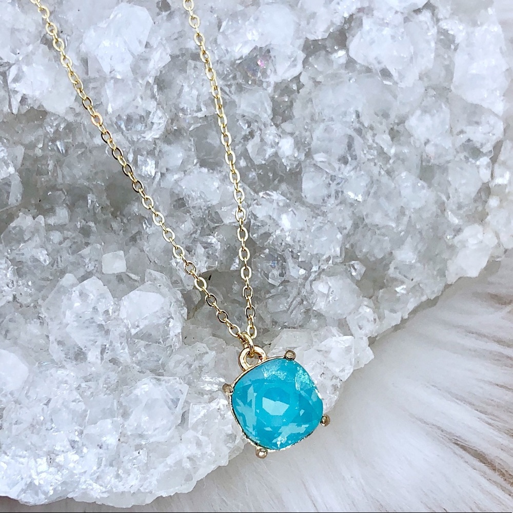 Blue Opalite Choker Necklace - Picture 2 of 8